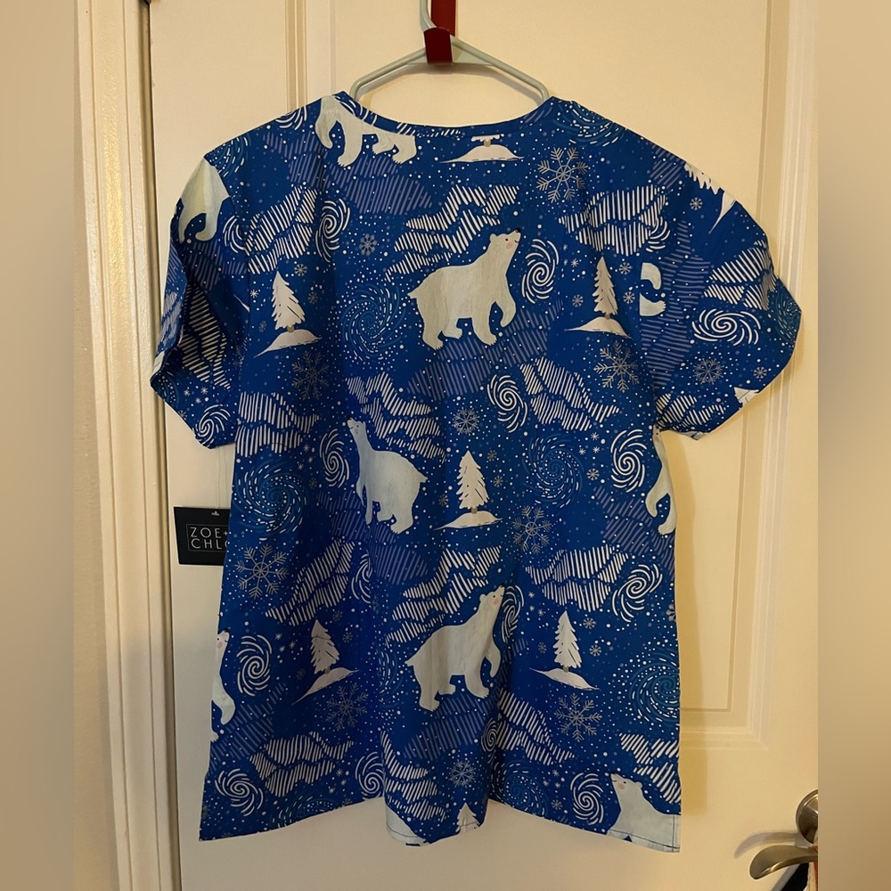 Scrub new with tag 🏷 blue and white